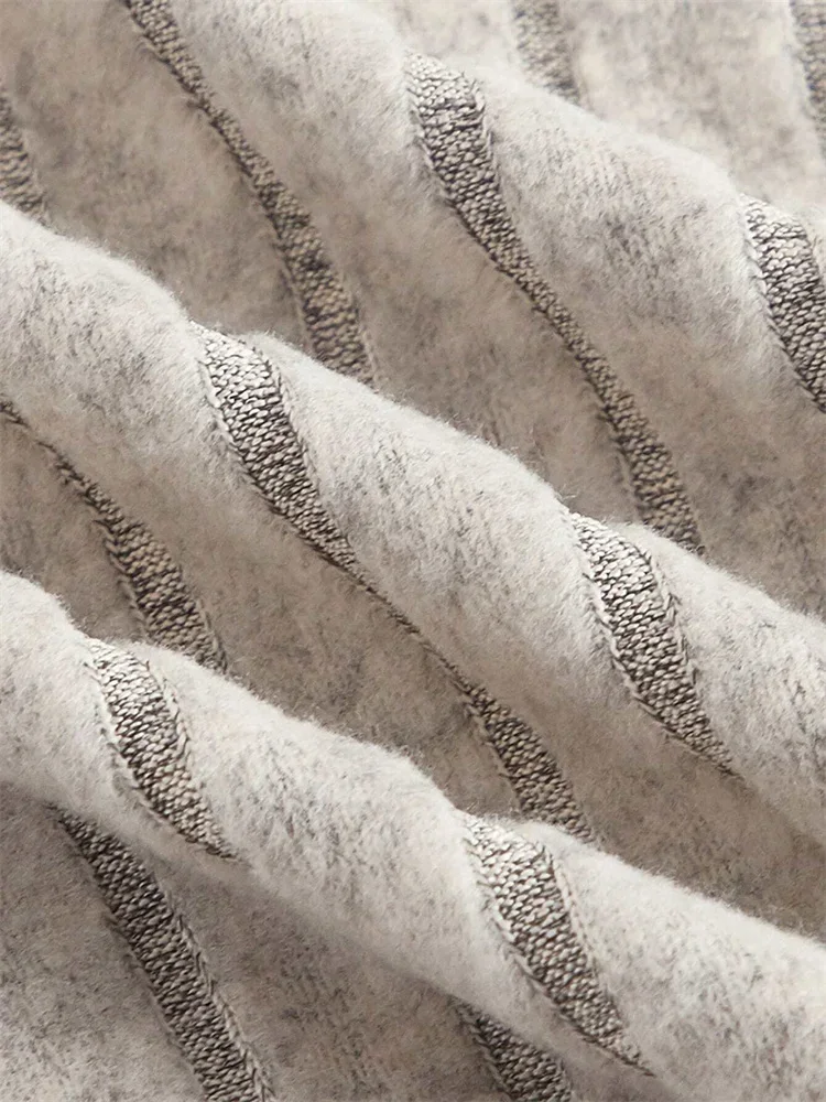 Camiseta acampanada de manga larga con cuello falso para mujer, Top corto de punto acanalado, blusa recortada, camiseta informal ajustada para primavera y otoño 2025, ropa Y2K