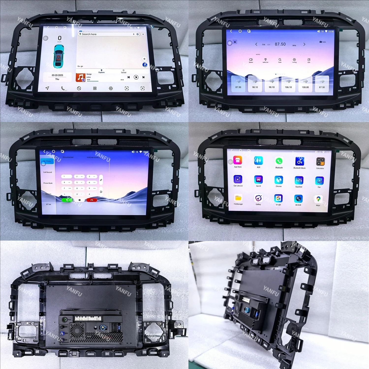 256GB أندرويد 13 راديو السيارة ستيريو لسيارة فورد F150 2015 - 2023 2024 CarPlay اللاسلكية وأندرويد السيارات 13.3 "شاشة مشغل وسائط متعددة #6