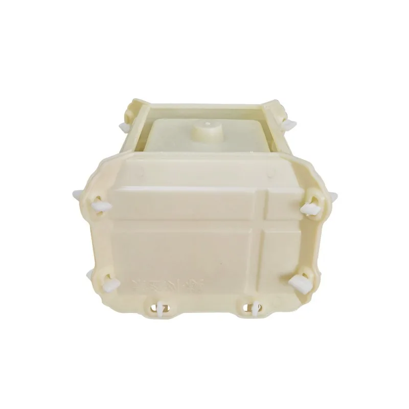 Square Flower Pot Mold – Cement DIY Plastic Model with Bottom Grouting for Desktop Plants & Bonsai