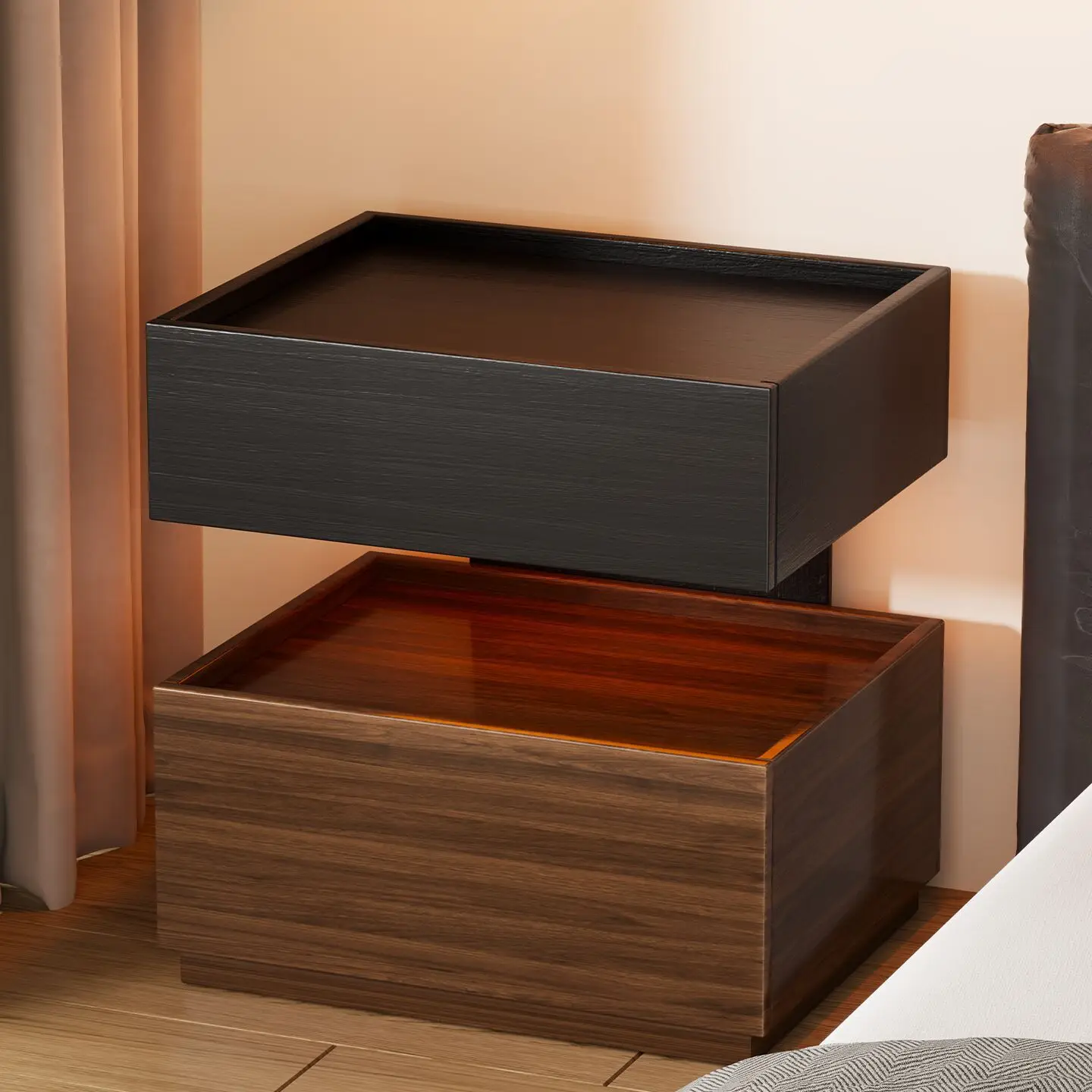 Bedside Tables Small Household Storage Small Cabinets Lockers Shelves Bedroom Rental Bedside Cabinets Suspension Cabinets