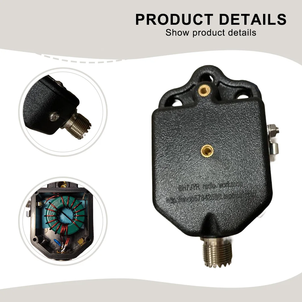 

1:64 Balun Quad-band 8-band End-fed Antenna, Frequency Range 1-30 MHz, Power 100 W Requires External Wires Tools Accessories