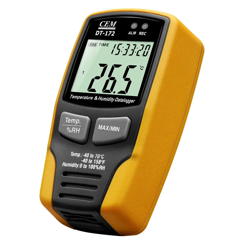 Analizzatore di trasmissione dati USB per registratore di temperatura e umidità ad alta precisione per magazzino/edificio/laboratorio/trasporto