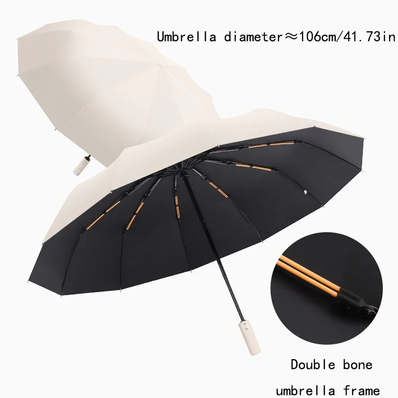 Reinforced 24-Bone Umbrella, Men's Business Strong And Durable