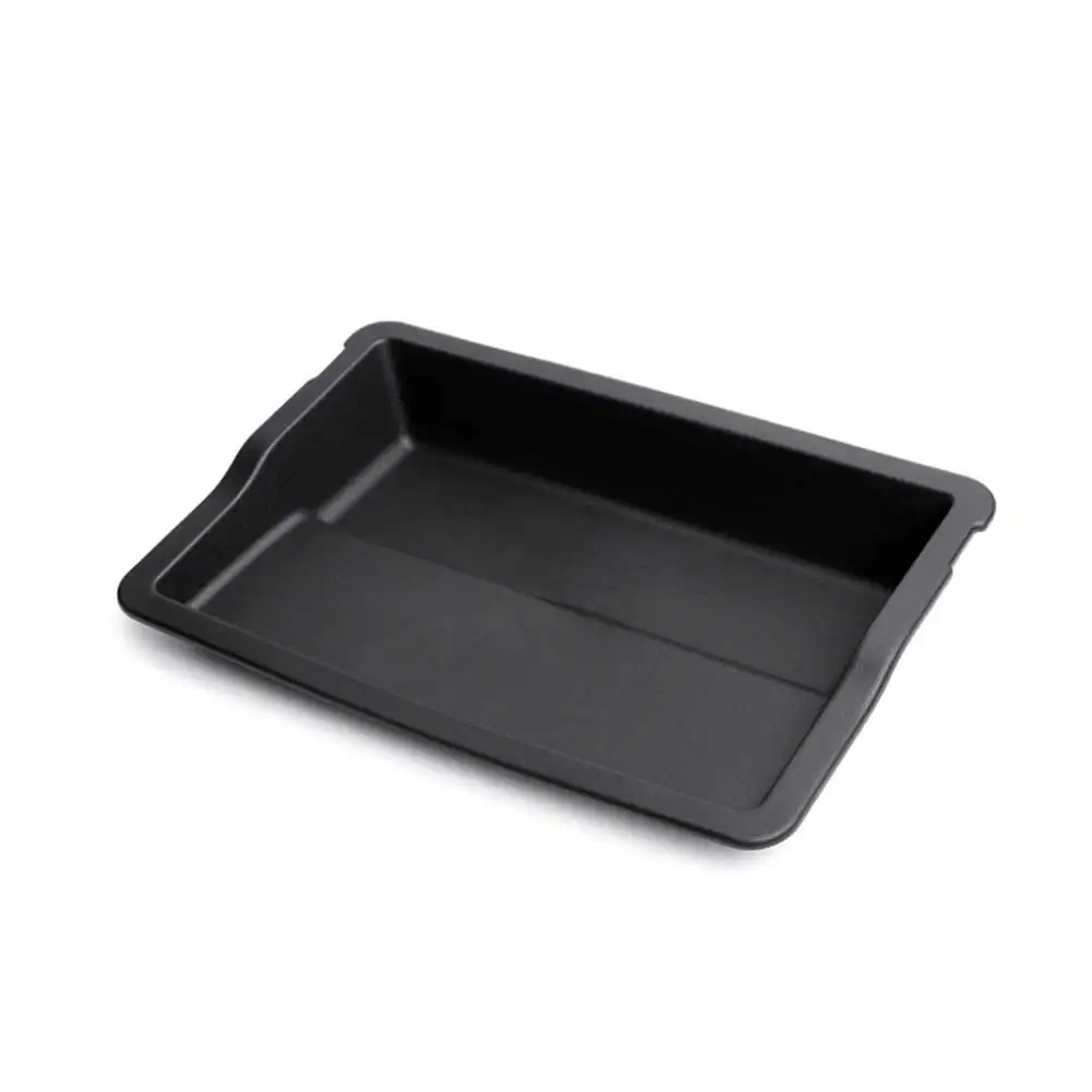 Organizador de caja de almacenamiento debajo del asiento para XPeng para G6 (2023-2025), bandeja de almacenamiento oculta de TPE impermeable, organizador de coche Push Pull negro
