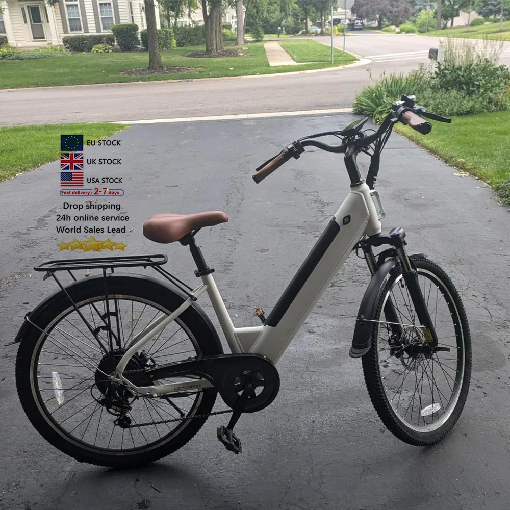 

City Bicycle E Bike Electric Bike Electr Hybrid Lady ebike price Adult E-bike Chopper Ebike EU Warehouse