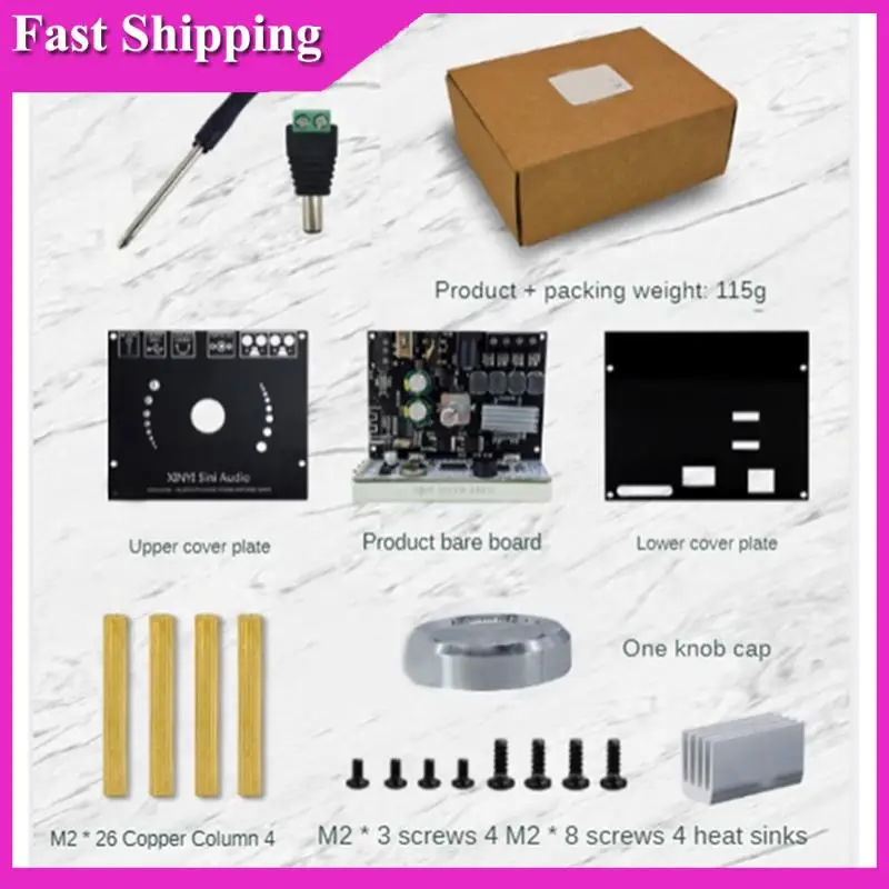 

Sensitive 1Set Stereo Bluetooth Digital Amplifier Board Module Multifunction HIFI-Grade 50Wx2 Black With WIFI Timing Clock Modul