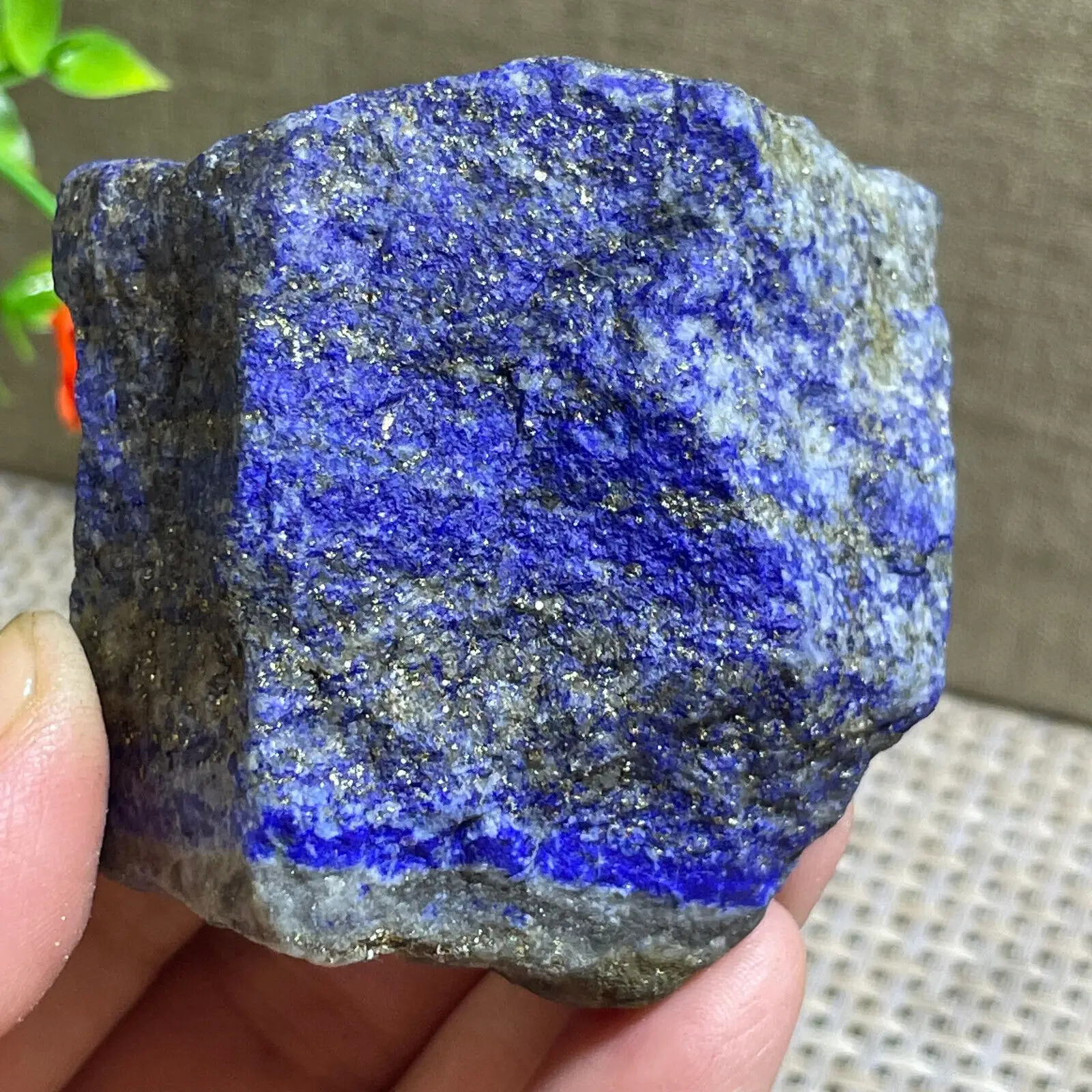 

Natural Formed! Blue, Lapis Lazuli Primordial Stone, Blue Quartz Crystal Rough Ore, Mineral, Reiki, Healing