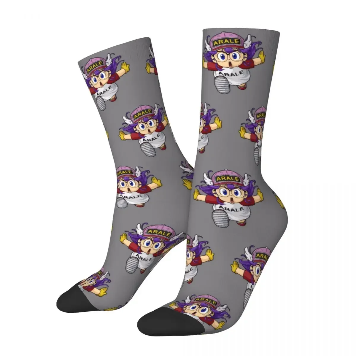 Calcetines de Arale unchi-kun para hombre y mujer, medias largas de alta calidad, Harajuku, accesorios para todas las estaciones, regalos Unisex