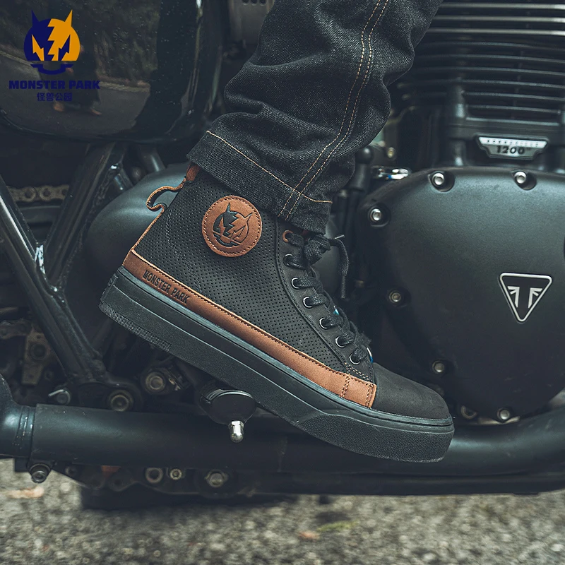 

Мотоциклетные ботинки из микрофибры, внедорожная обувь для мотокросса, противоскользящие байкерские ботинки для мужчин и женщин, повседневные моторные лодки, мотоциклетные кроссовки