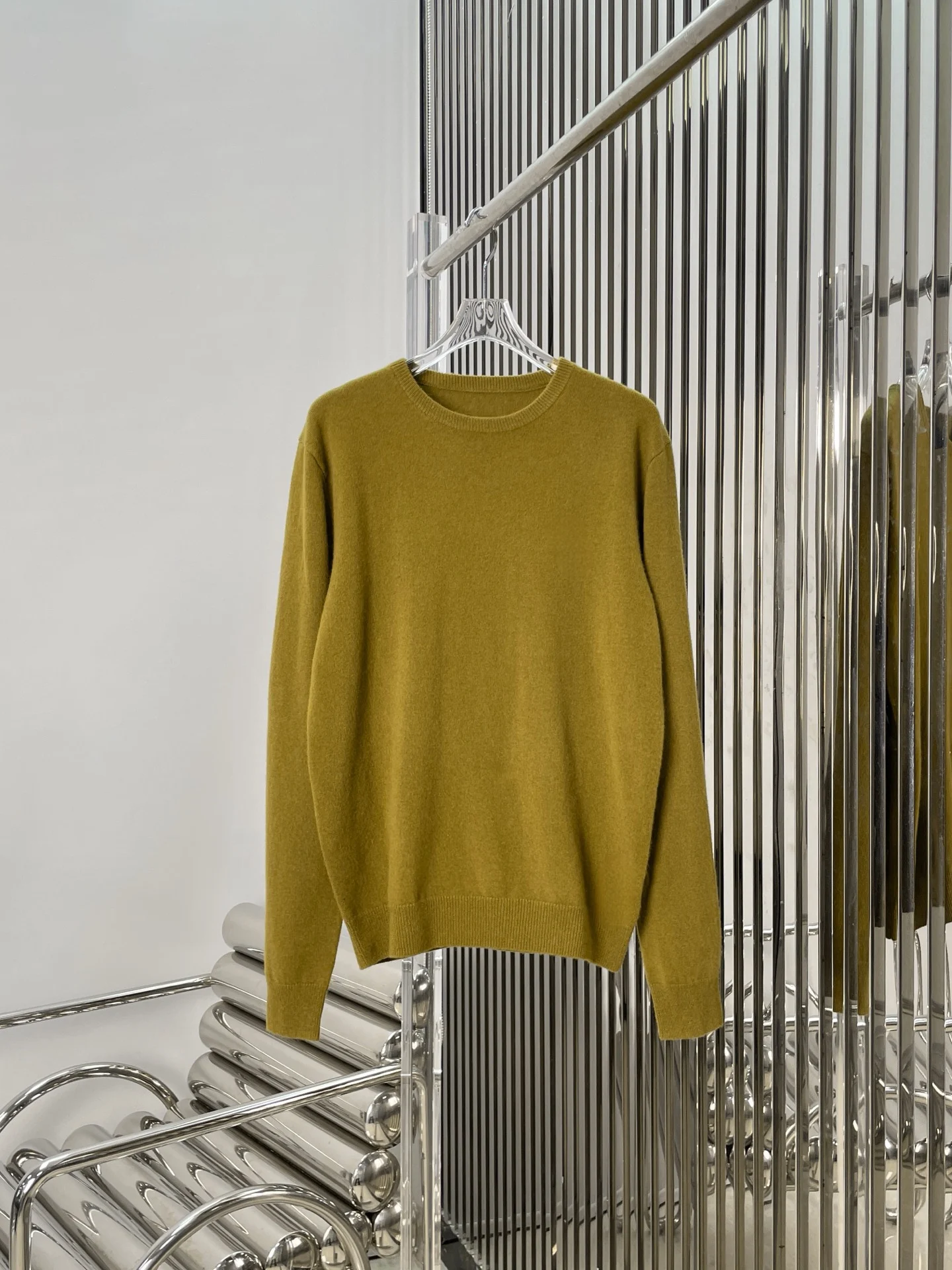 

Women's round Ne Knitted Sweater Embroidered Logo Basic Sle Long Sve Casual Faion Woolen Top Quali Crtsmanip