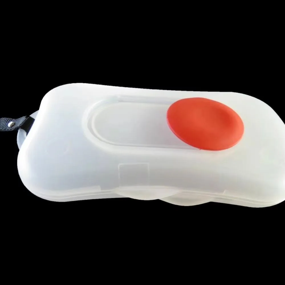 New Portable Wet Tissue Box Plastic Waterproof Wipe Carrying Case Reusable Living Room Wet Tissue Storage