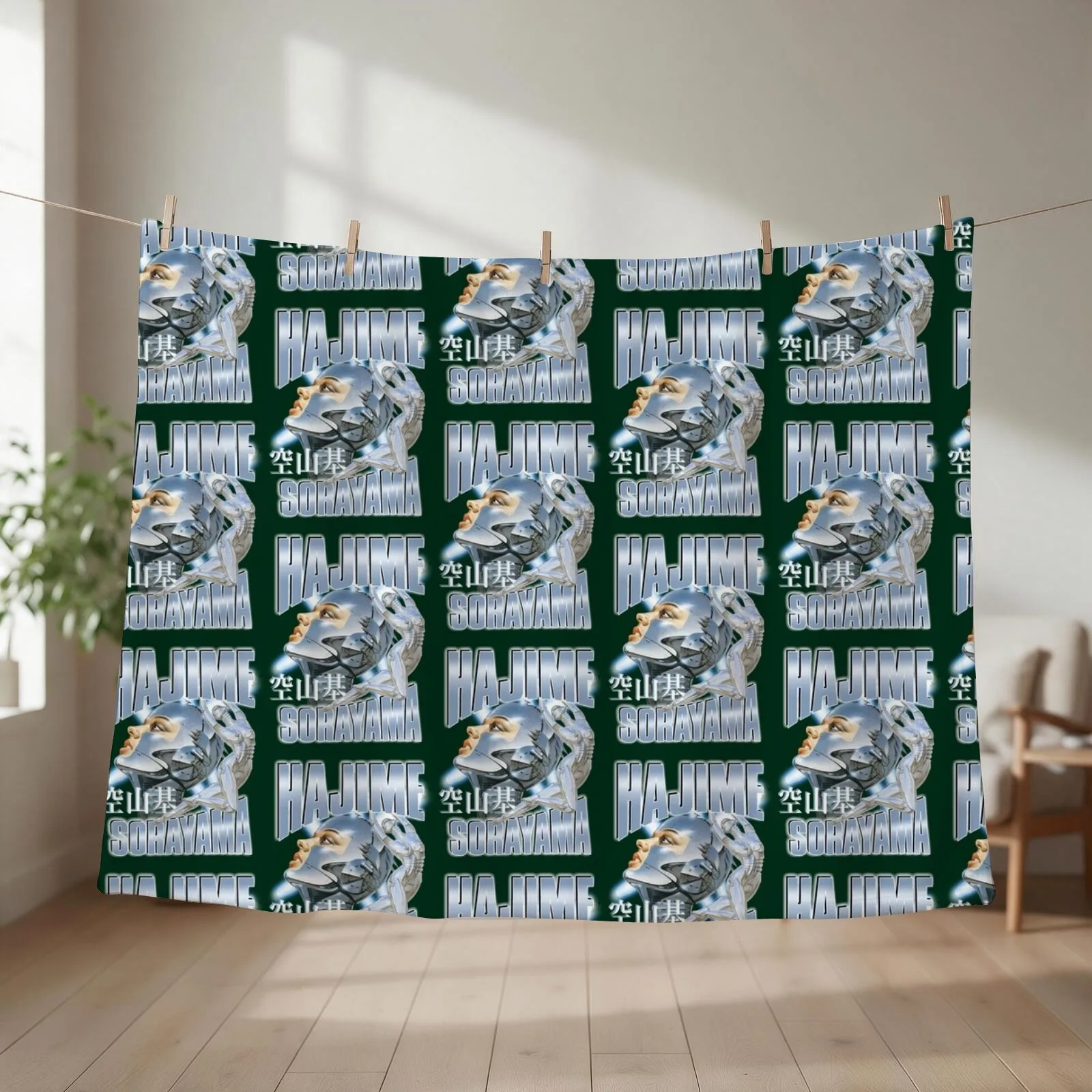 HAJIME SORAYAMA Throw Blanket couch cozy soft plush fuzzy picnic outdoor blanket