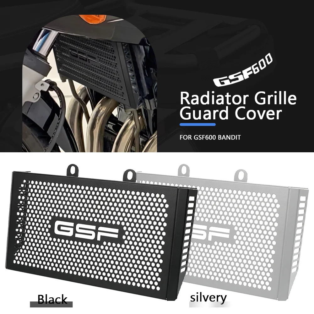 

For Suzuki GSF650 GSF650S GSF600 GSF600S BANDIT GSF Motorcycle Oil Cooler Cover Radiator Guard Grille Protector Bandit 600/650