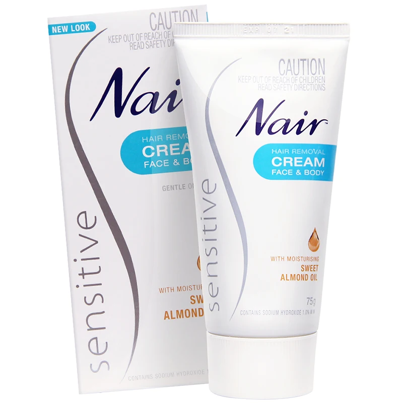 Australia Nair Sensitive Hair krem do depilacji delikatnie i szybko usuń włosy wokół wrażliwych obszarów krem do leczenia depilator