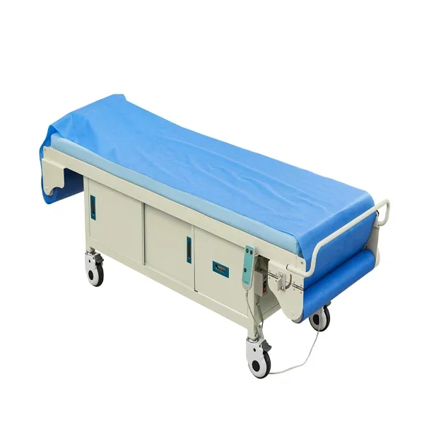 

automatic paper change hospital Electric ultrasound examination bed exam Ultrasound table ultrasound scan bed