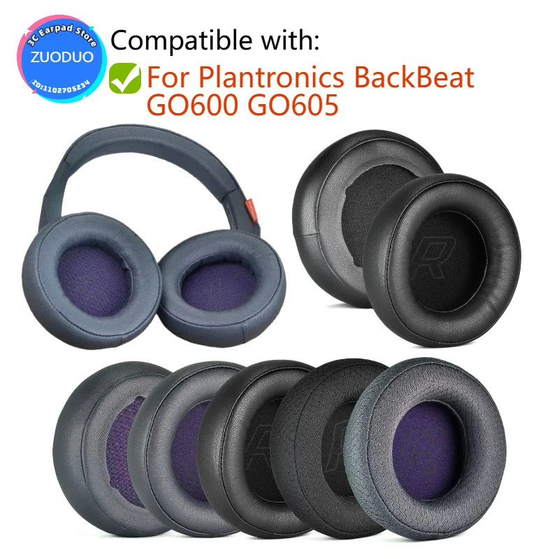 Ear pads for Plantronics BackBeat GO600 GO605 Headphones Memory Sponge Sleeves Cover Case Repair Parts Earpads