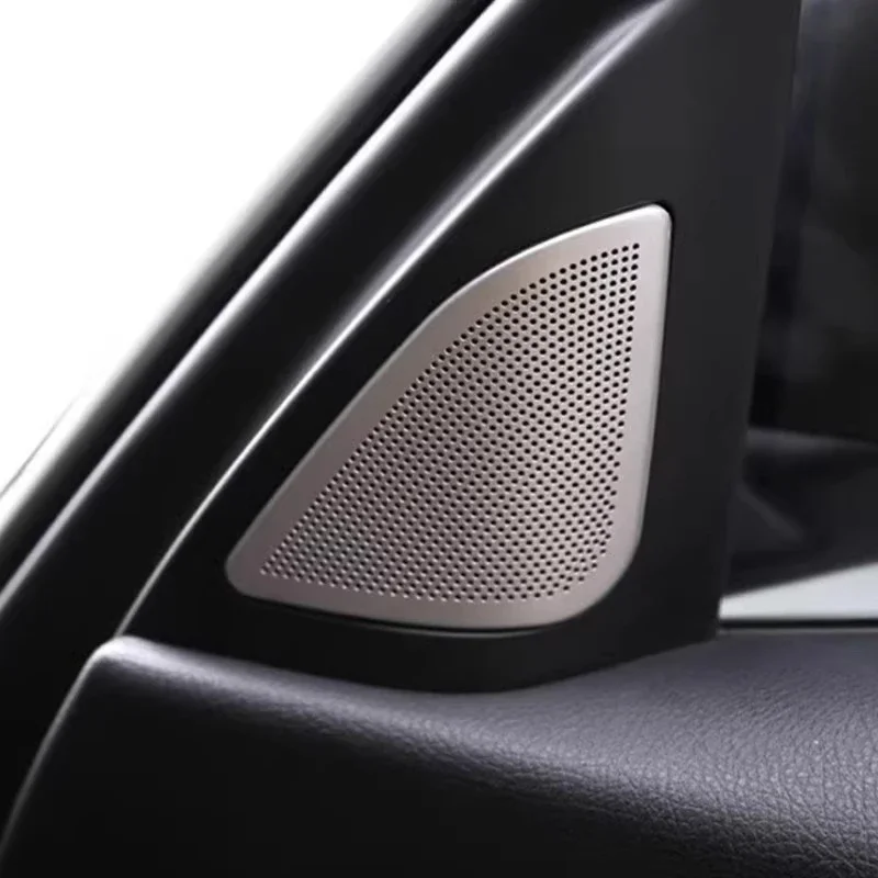 For BMW 3 Series 2013-2019 Dazzling Night Change A-Pillar Tweeter Ring Decorative Cover Interior Door Audio Cover Accessories