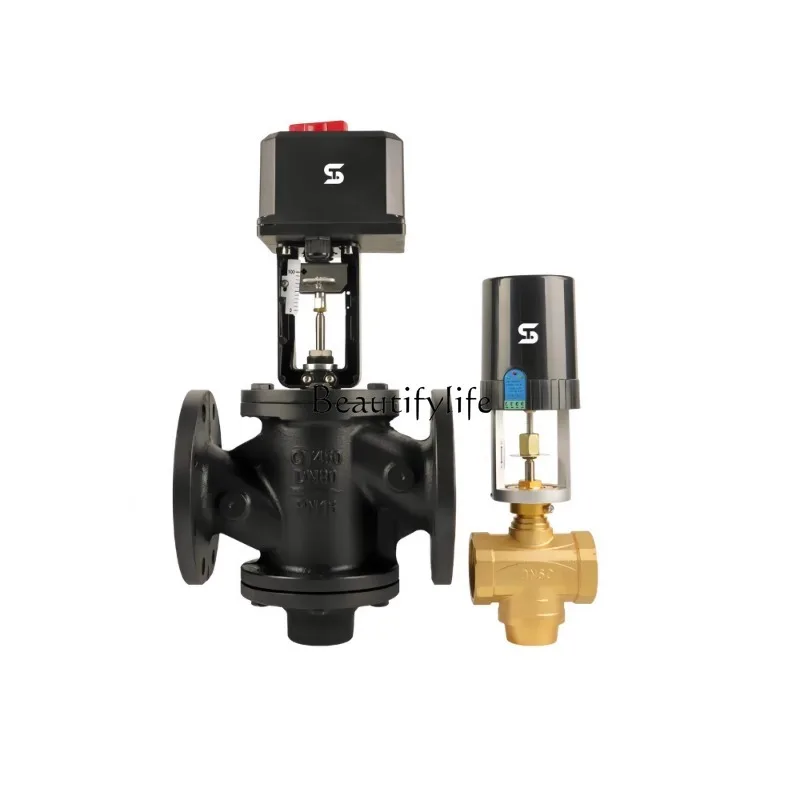 Electric Dynamic Balance Valve Proportional Integral Control Valve Central Air Conditioning Temperature Control