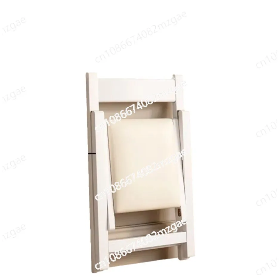 

Обеденный стул из массива дерева, складной стул со спинкой, бытовой простой портативный табурет