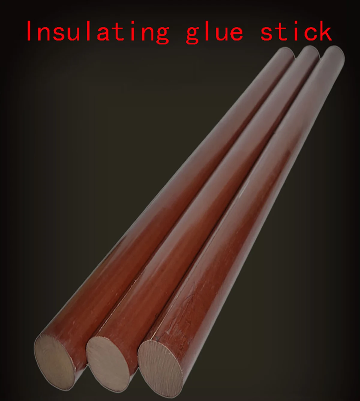 1Pcs 8-50mm Diameter Bakelite Bar Phenolic Laminate Bar Insulation Bar High Temperature Resistant Electric Wood Rod Length 500mm