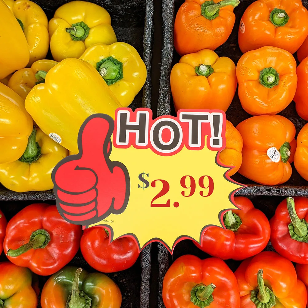 

200pcs Blank Price Labels Store Supermarket Pricing Tags For Commerce Display Advertising Label Garage Sales Shop