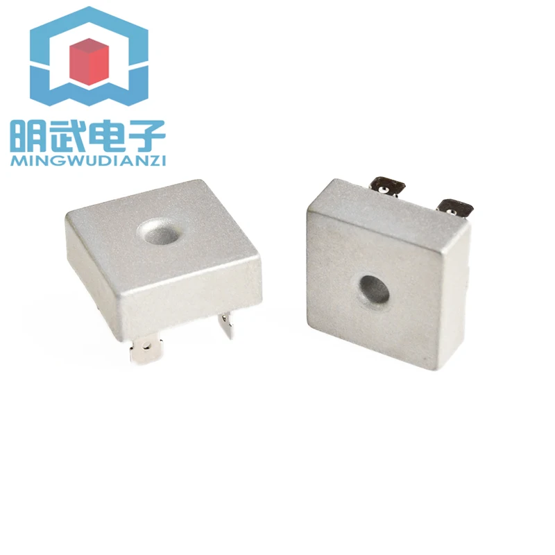 KBPC5010 50A 1000V Square Full Bridge Charger raddrizzatore Bridge Stack Flat Bridge spina diritta a quattro pin