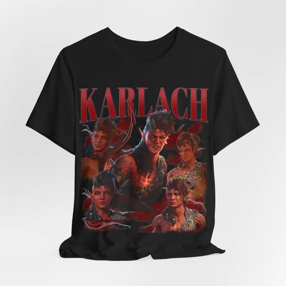 KARLACH Baldurs Gate 3 Bootleg T Shirt Black Metal SweaT I Want My Mommy Comfort Colors