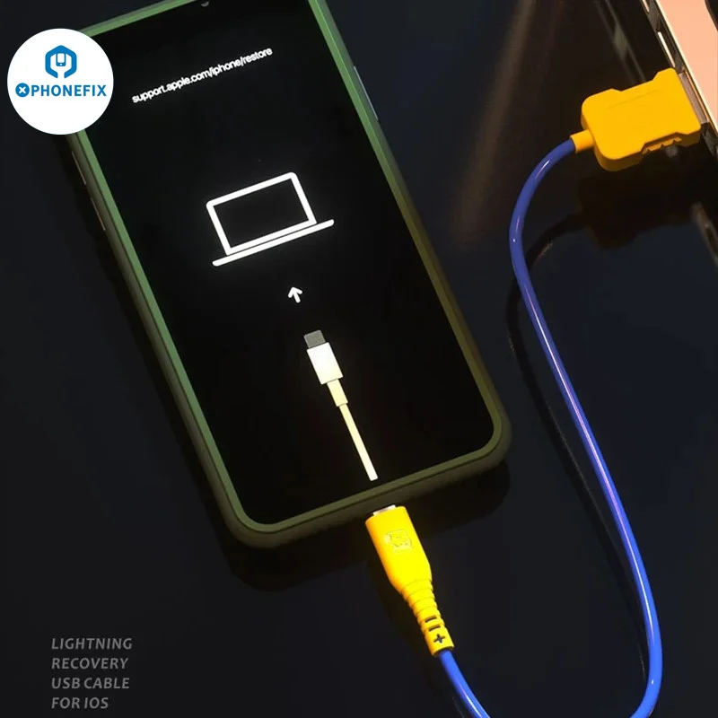 كابل شحن ميكانيكي iData ، 3 في 1 ، استرداد البرق DFU ، نقل بيانات USB ، كابل شحن لأجهزة iOS ، iPhone ، iPad ، ipod