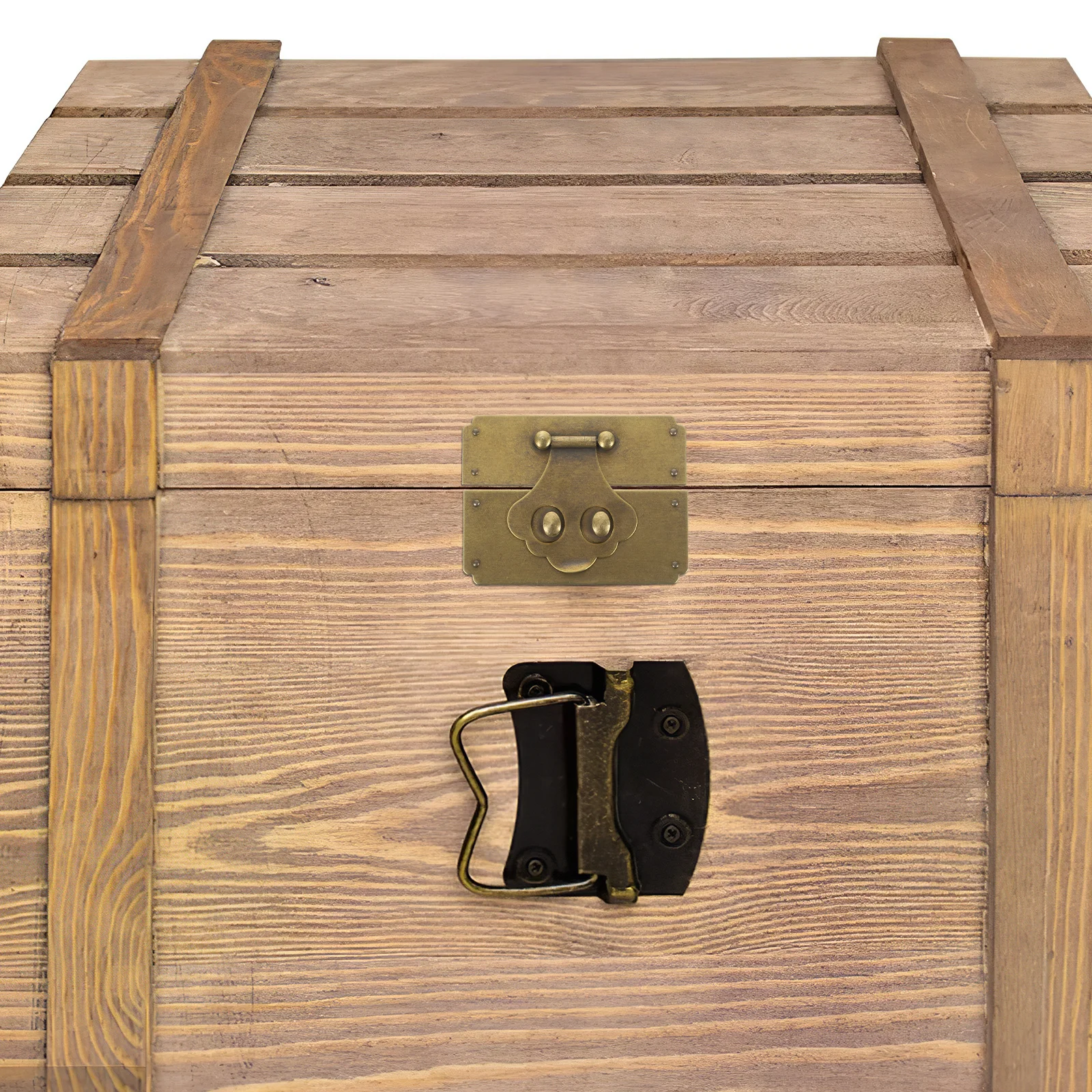 

Vintage Brass Box Hasp Decorative Latch Buckle Hardware Durable Lock for Jewelry Boxes Hasp Latch Jewelry Boxes Buckle