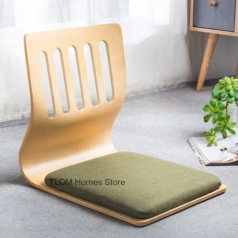 Lazy Creative Tatami Chair Living Room Sofa L Shape Bedroom Balcony Floor Back-Up Chair Legless Chair Indoor Chair Japanese