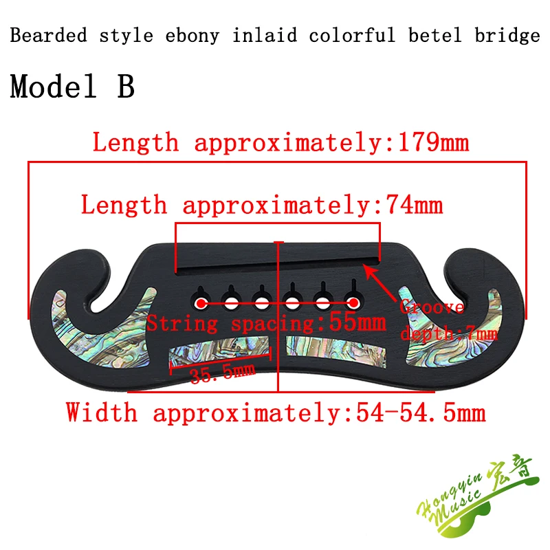 42-43-дюймовый гитарный мостовой сверлильный станок SJ Jumbo, профессиональные запасные части из палисандра