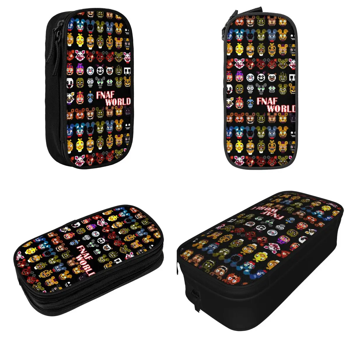 Bonnie Pencil Cases Cute FNAF World Pen Bags for Student Big Capacity Office Gifts Pencil Box