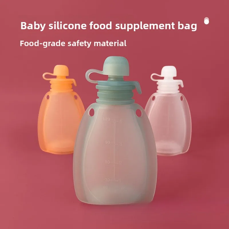 

Пищевой мешочек для фруктового пюре, товары для беременных и детей, необходимый силиконовый чехол для детского питания для кормления