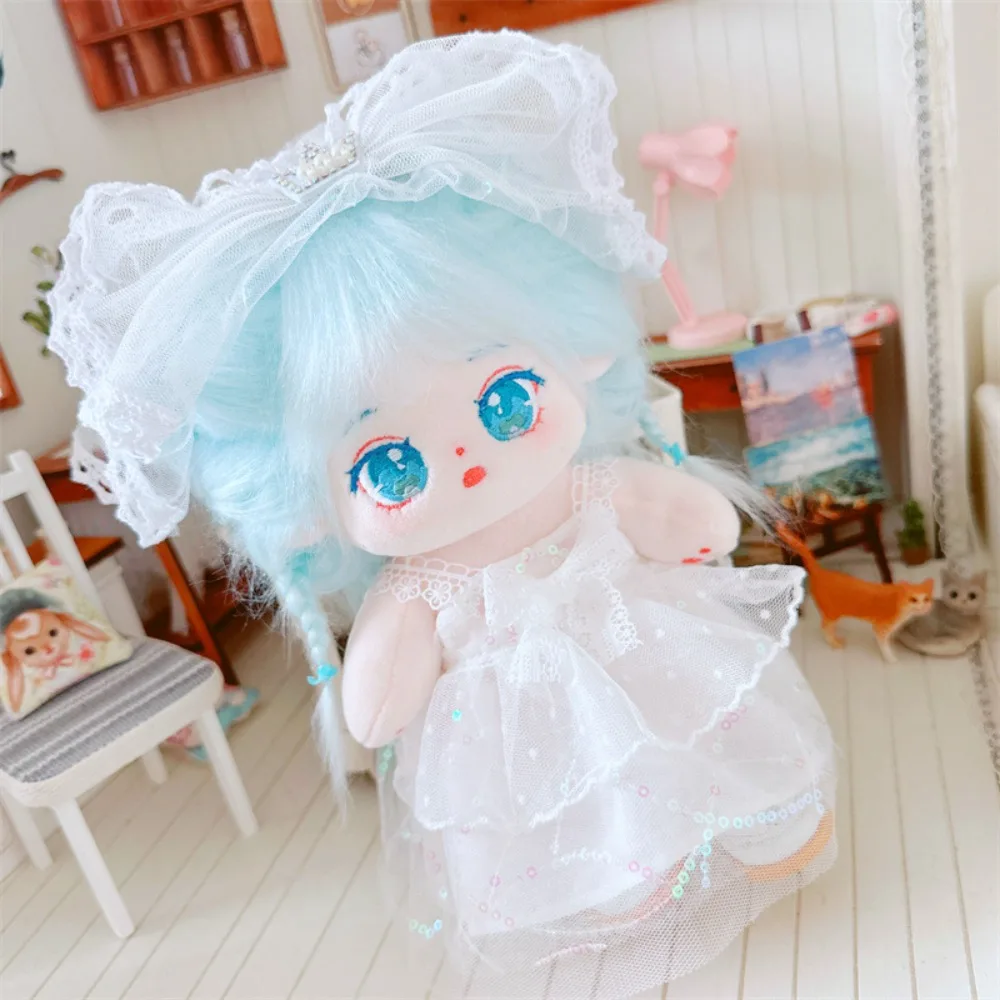 

Wedding Dress 20cm Cotton Doll's Clothes Suit Creative Cotton Doll Dress Cute Mini Cotton Doll Outfit Dress Children Gift