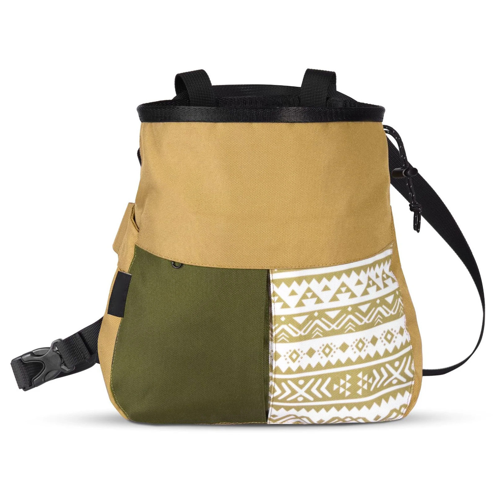 Mountaineering Chalk Bag Large Capacity with Independent Front  for Outdoor Sports Bouldering Chalk Bag