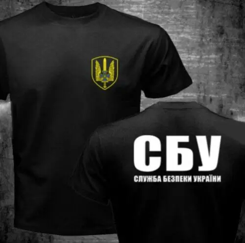 New Spetsnaz Ukraine Special Forces Alpha Group Military Men T-Shirt Short Sleeve Casual 100% Cotton Shirts