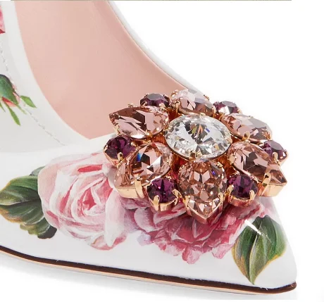Bohemia Style Crystal Round Toe Summer Women Sandals Stiletto High Heels Buckle Strap Design Large Size Fashion Show Shoes