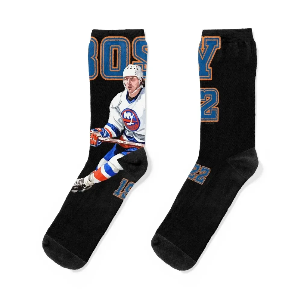 Mike Bossy Number 22 1957-2022 Socks christmass gift kawaii Lots sports and leisure Socks For Men Women's