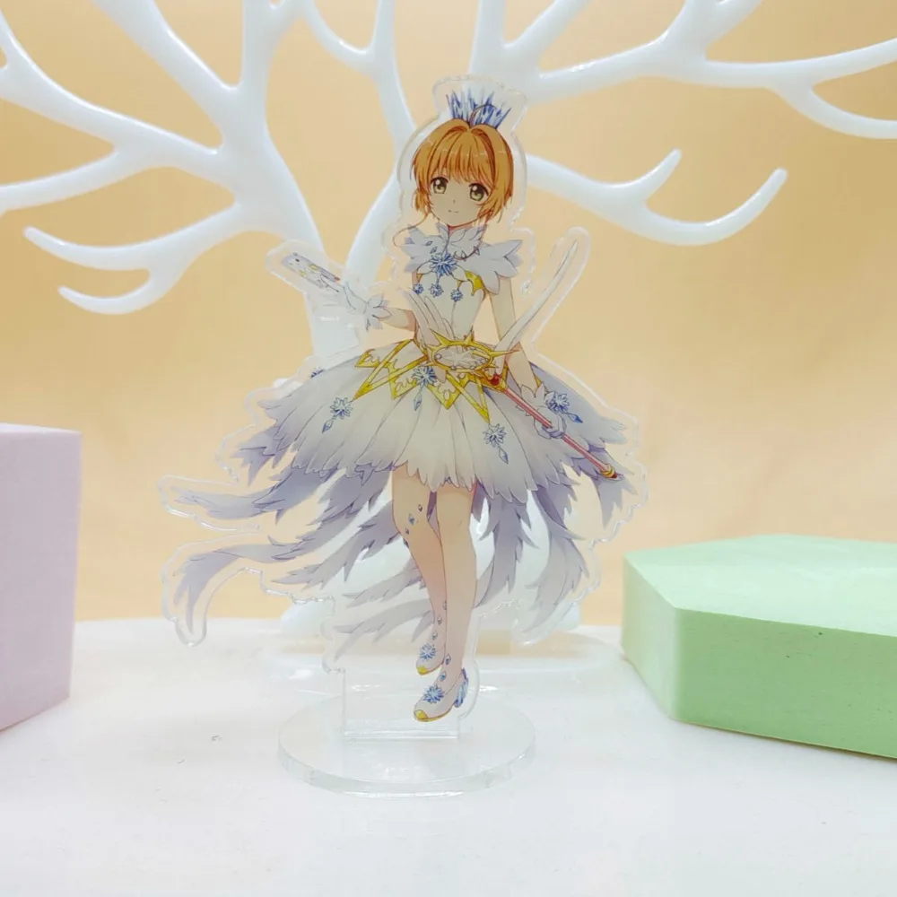 KINOMOTO SAKURA Acrylic Stand Figure CARDCAPTOR SAKURA Anime Peripheral Cute Cartoon Acrylic Desktop Ornament Birthday Present