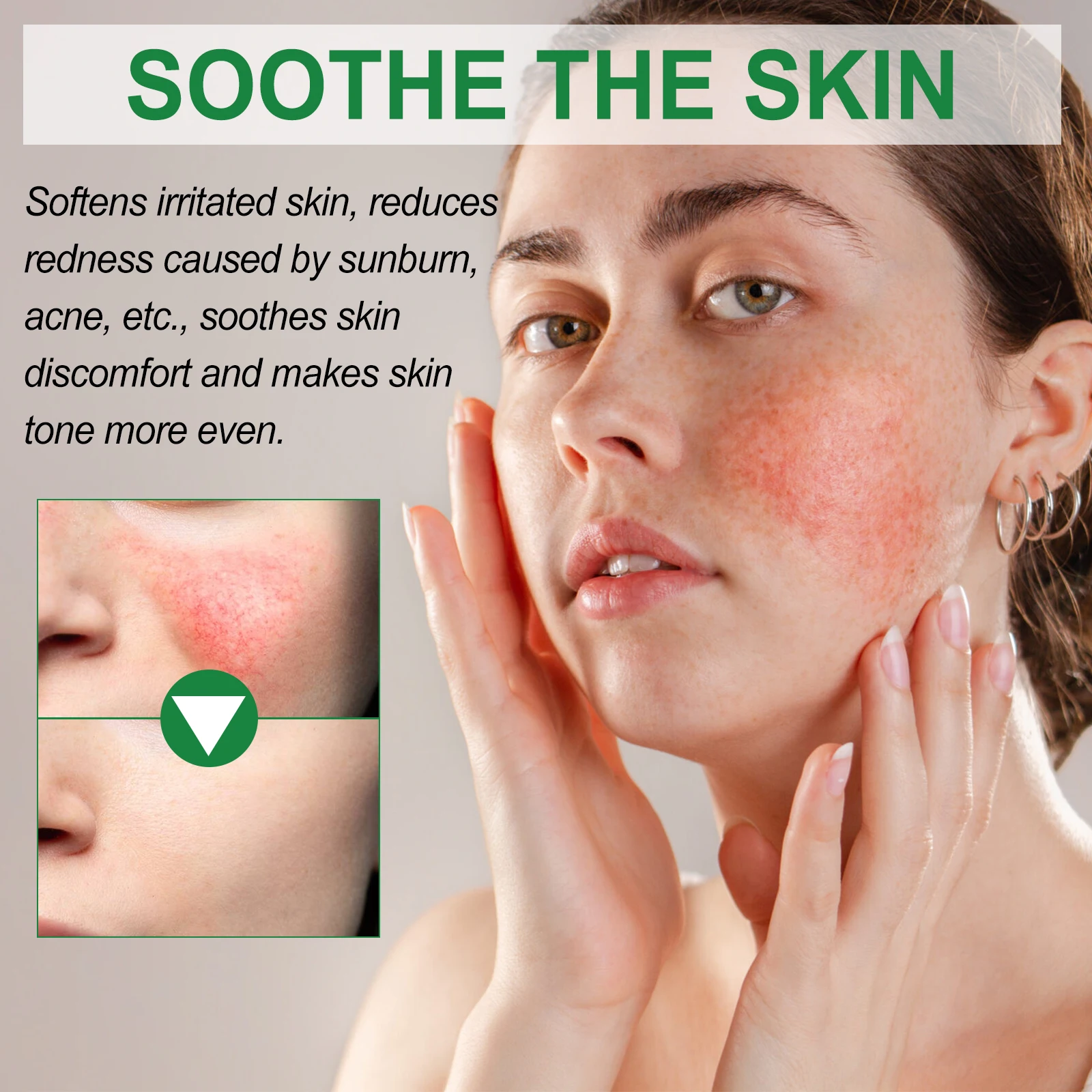 100g Deep Cleansing Balm Color Correcting Cream Pore Dirt Remover Blackhead Eraser Green Tea Makeup Melting Cream Redness Relief