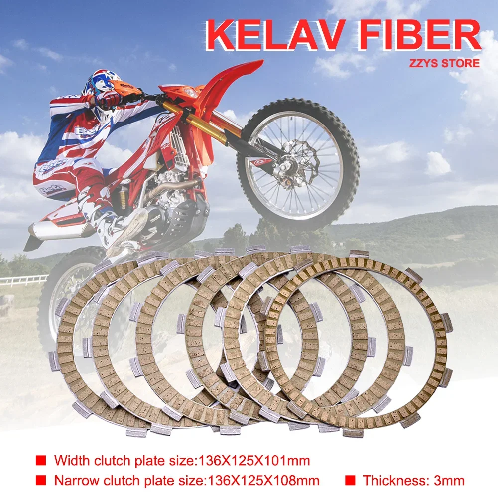 Clutch Plate For HONDA XL650V Transalp RD10-11 NTV650 Revere RC33 NTV650V Deauville RC47 XRV650 Africa Twin XL650 XRV NTV XL 650