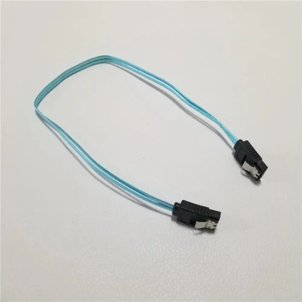 Ultra Short 20cm 7pin SATA 3.0 Female to  F/F HDD Hard Drive Data Cable Dual Channel Shielding Blue 6Gbps