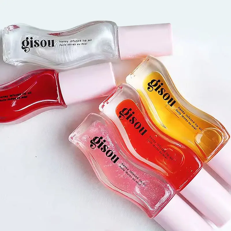 New Gisou Honey Hair Oil 20ml Essence Lip Oil Lipstick Moisturizing Reduce Lip Lines Liquid Exfoliating Gloss Makeup Lips Care