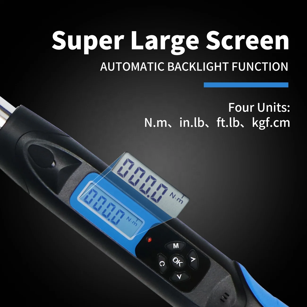 Picture 3: AWG2-S-410 SHAHE Rebar Head Digital Torque Wrench