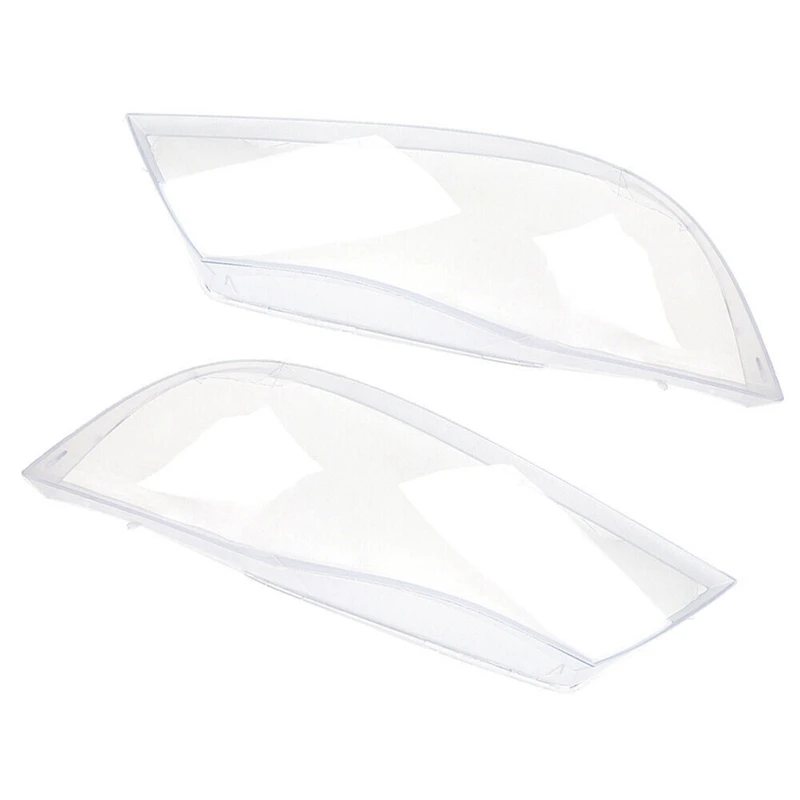 

1Pair Car Headlight Shade Transparent Lampshade Headlight Cover (LH+RH) 63117240261 63117161669 For BMW 3 Series E90 E91