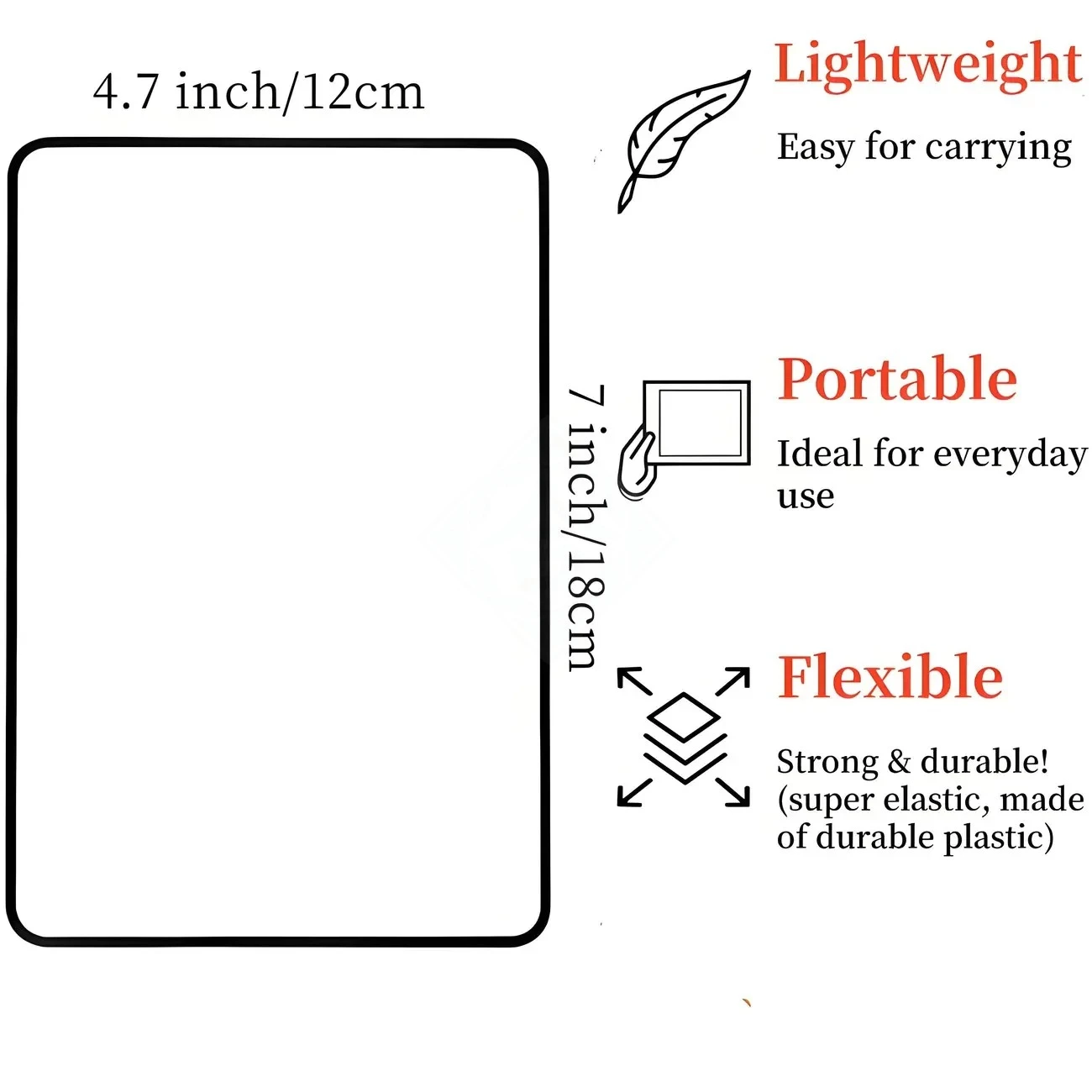 Full Page Large Sheet Magnifier Magnifying Glass Reading Aid Glass Page Magnifying Lens Reading Magnifier view 2