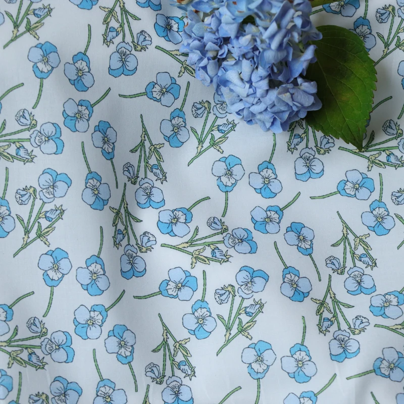 

Ros New Floral 100% Cotton 80S Like Liberty Fabric Digital Printing For Sewing Cloth Dresses Skirt Kids Designer Purses