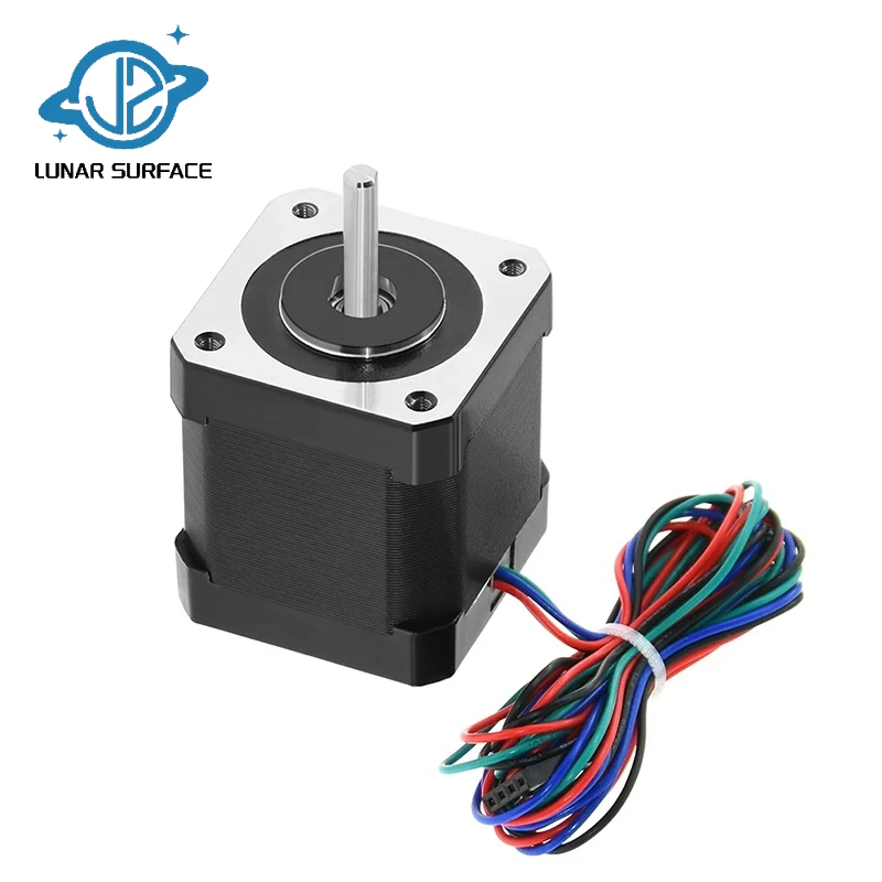 

LS-3D Printer CNC Robot Nema 17 Stepper Motor 48mm 59Ncm/84oz.in 4-lead 42 Motor Nema17 Step Motor 2A 1m Cable for DIY