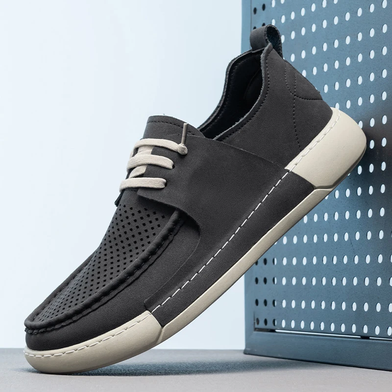 

Совершенно новая удобная повседневная спортивная обувь на шнуровке для мужчин, модная популярная мужская летняя дышащая повседневная обувь для доски