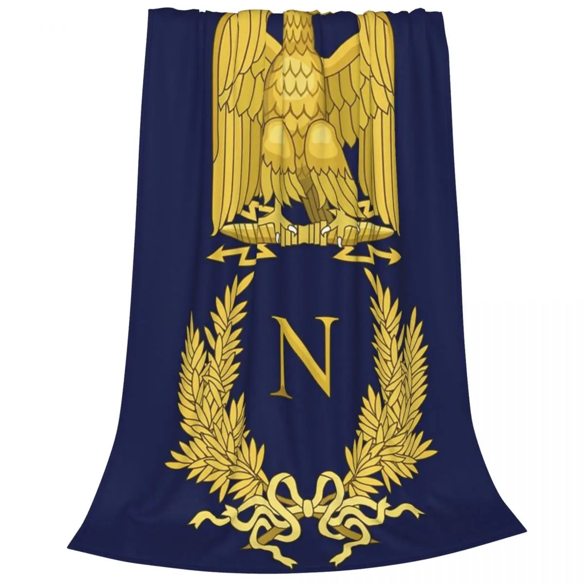 Embleme De Napoleon Bonaparte Blankets Fleece Warm Sofa Throw Blankets For Home Bedroom Outdoor Throws Bedspread Quilt